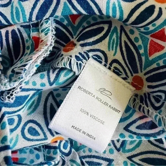 New Roberta Roller Rabbit Lucia Bai Off The Shoulder Dress XS - Picture 7 of 11